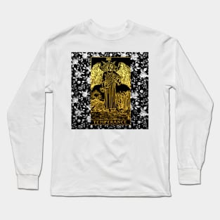 Temperance - A Floral Tarot Print Long Sleeve T-Shirt